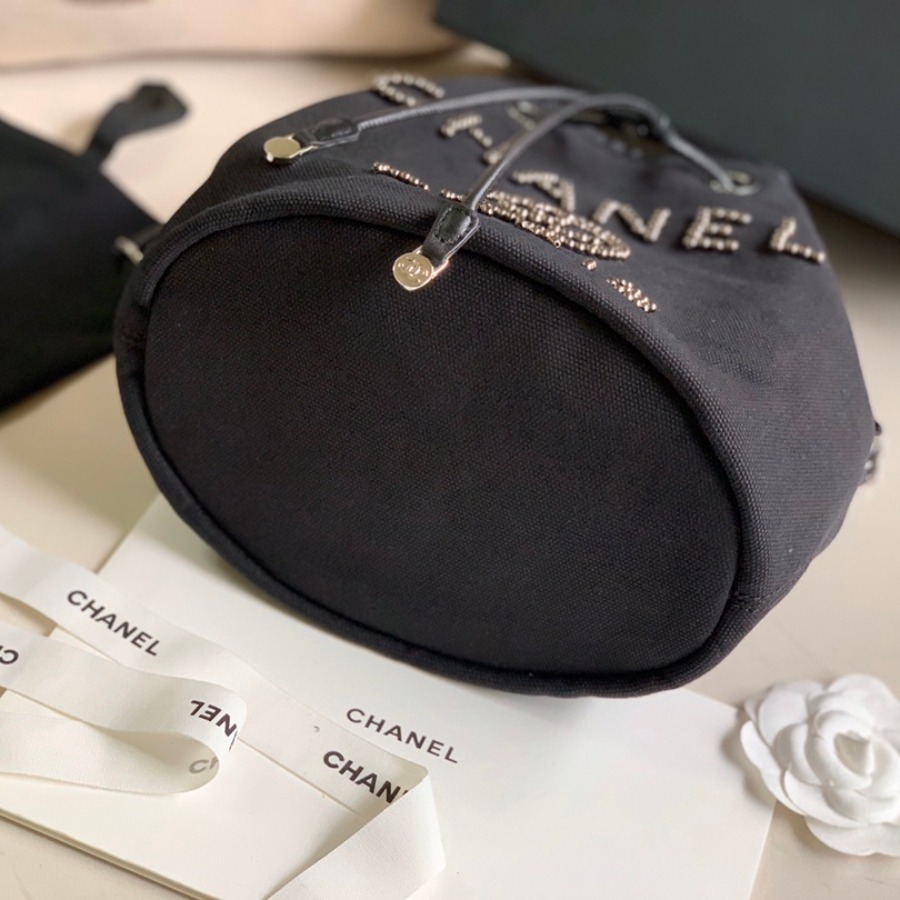 small drawstring bag, CHANEL HANDBAGS