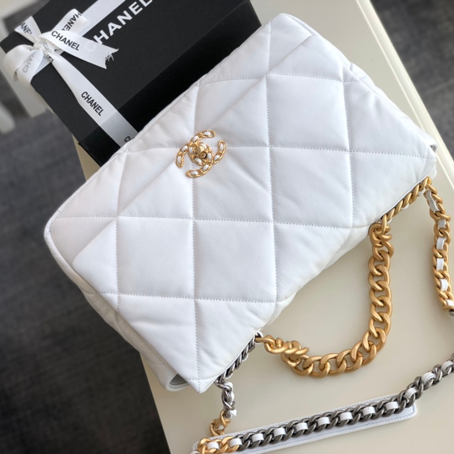AS1162 chanel 19 maxi flap bag, CHANEL HANDBAGS