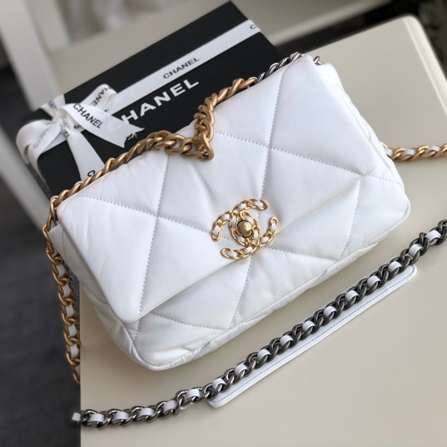 AS1160 chanel 19 small flap bag, CHANEL HANDBAGS