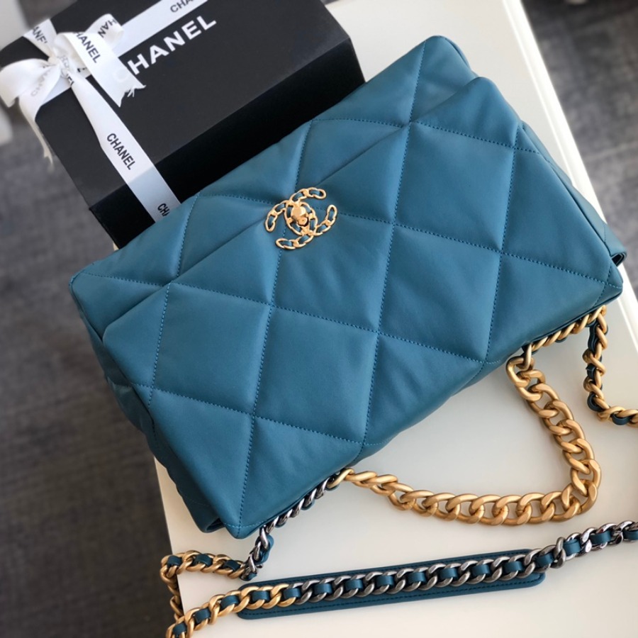 AS1162 chanel 19 maxi flap bag, CHANEL HANDBAGS