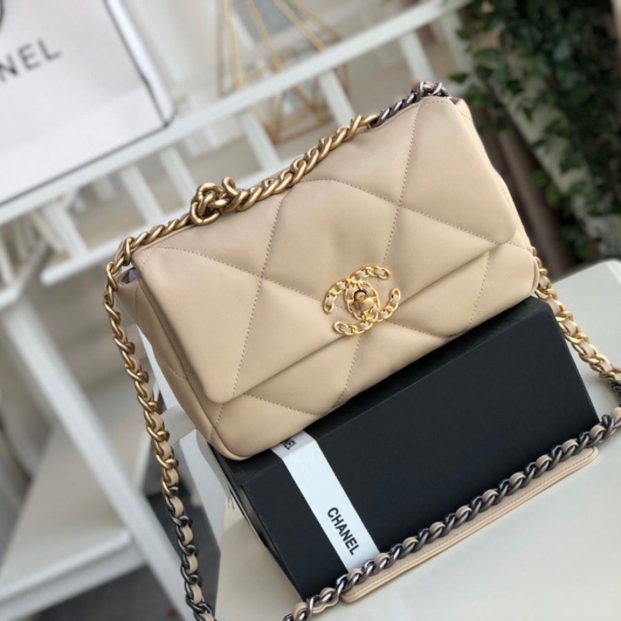 AS1160 chanel 19 small flap bag, CHANEL HANDBAGS
