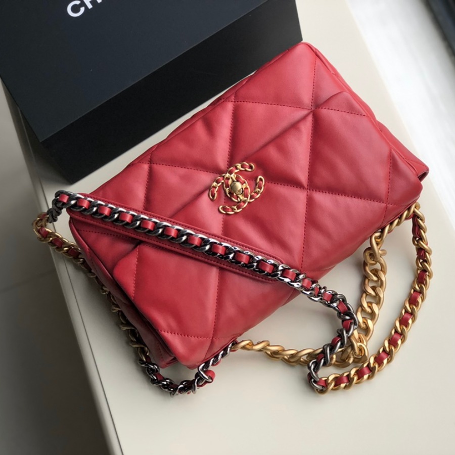 AS1161 chanel 19 large flap bag, CHANEL HANDBAGS