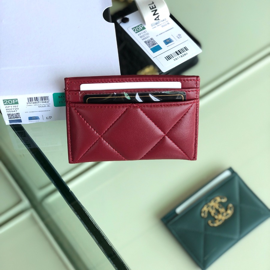 chanel 19 card holder, AP1167, chanel small leather goods