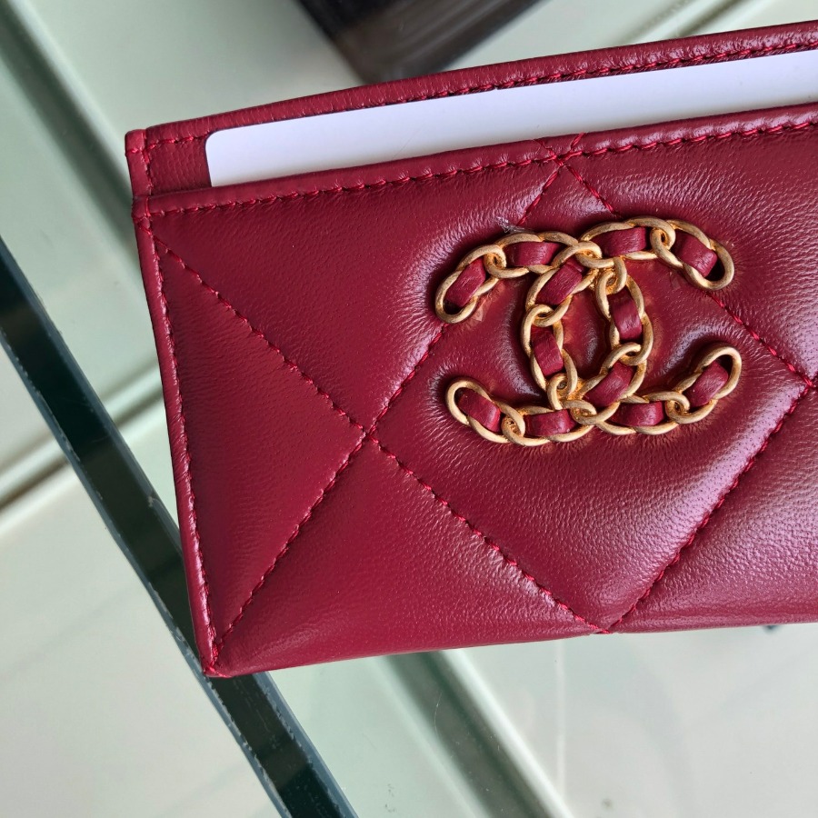 chanel 19 card holder, AP1167, chanel small leather goods