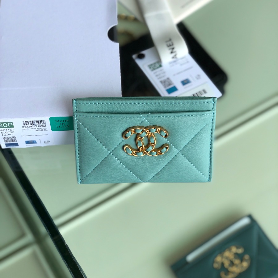chanel 19 card holder, AP1167, chanel small leather goods