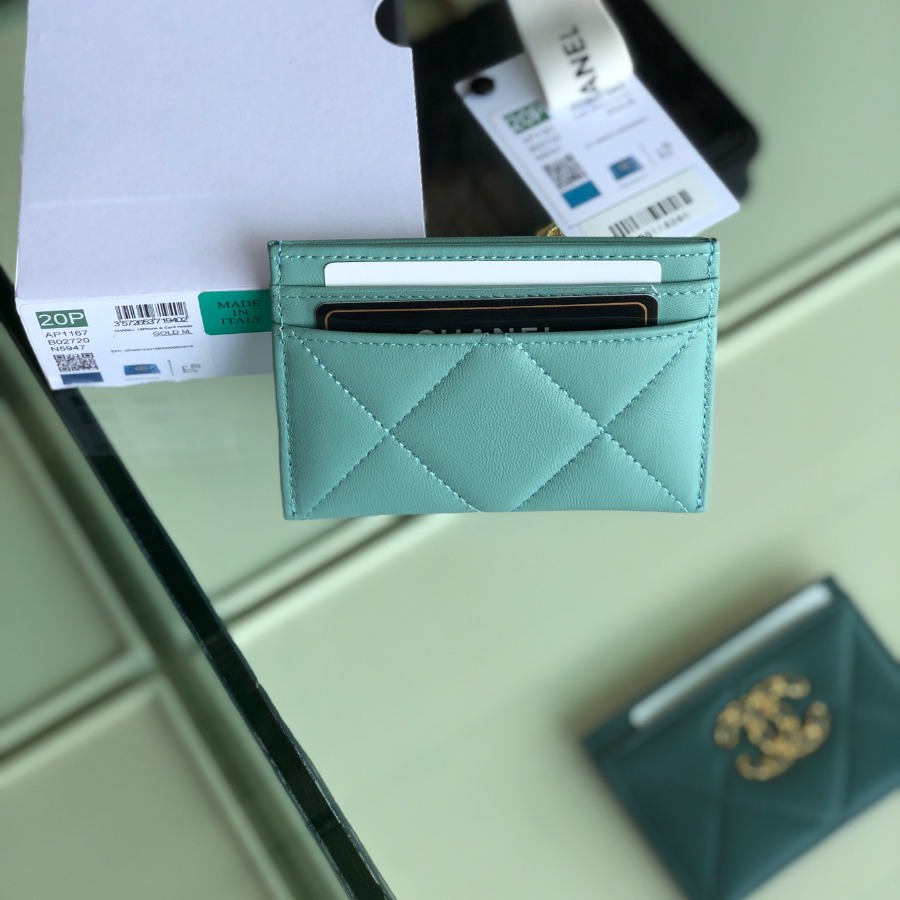 chanel 19 card holder, AP1167, chanel small leather goods