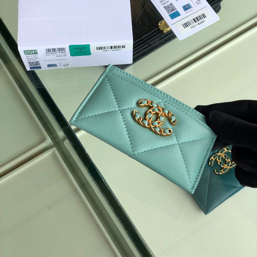 chanel 19 card holder, AP1167, chanel small leather goods