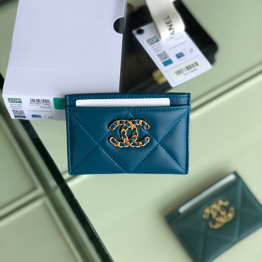chanel 19 card holder, AP1167, chanel small leather goods