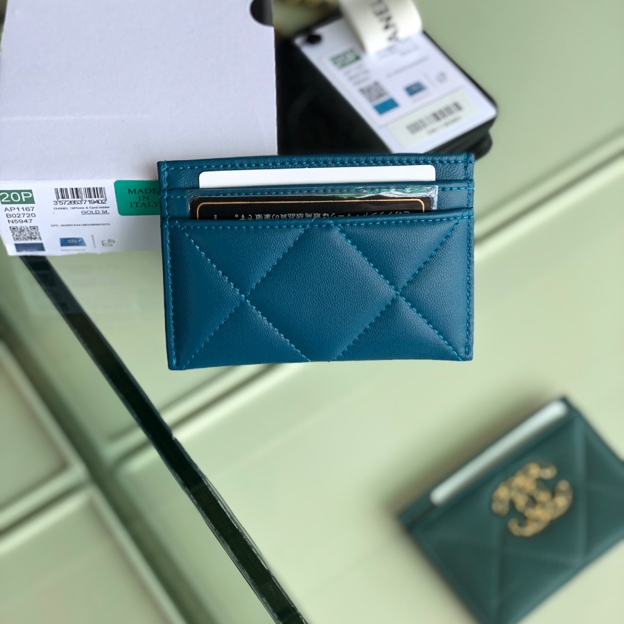 chanel 19 card holder, AP1167, chanel small leather goods
