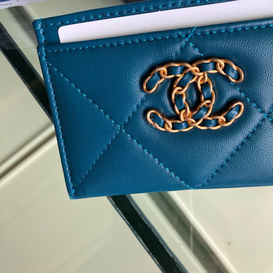 chanel 19 card holder, AP1167, chanel small leather goods