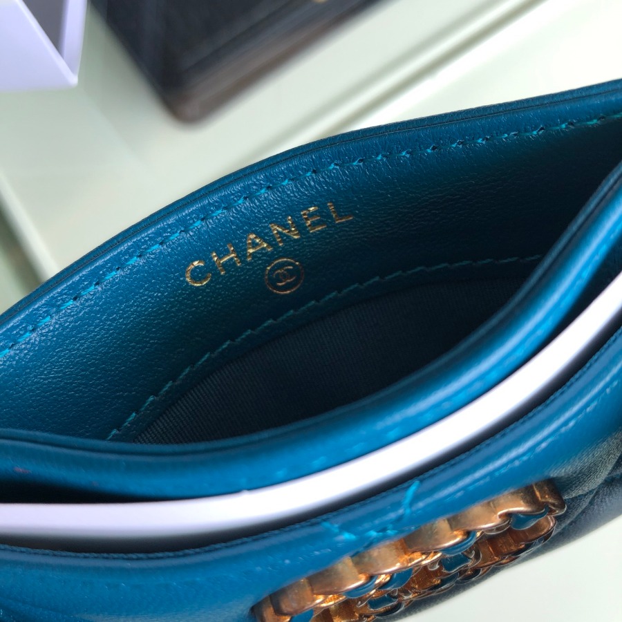 chanel 19 card holder, AP1167, chanel small leather goods