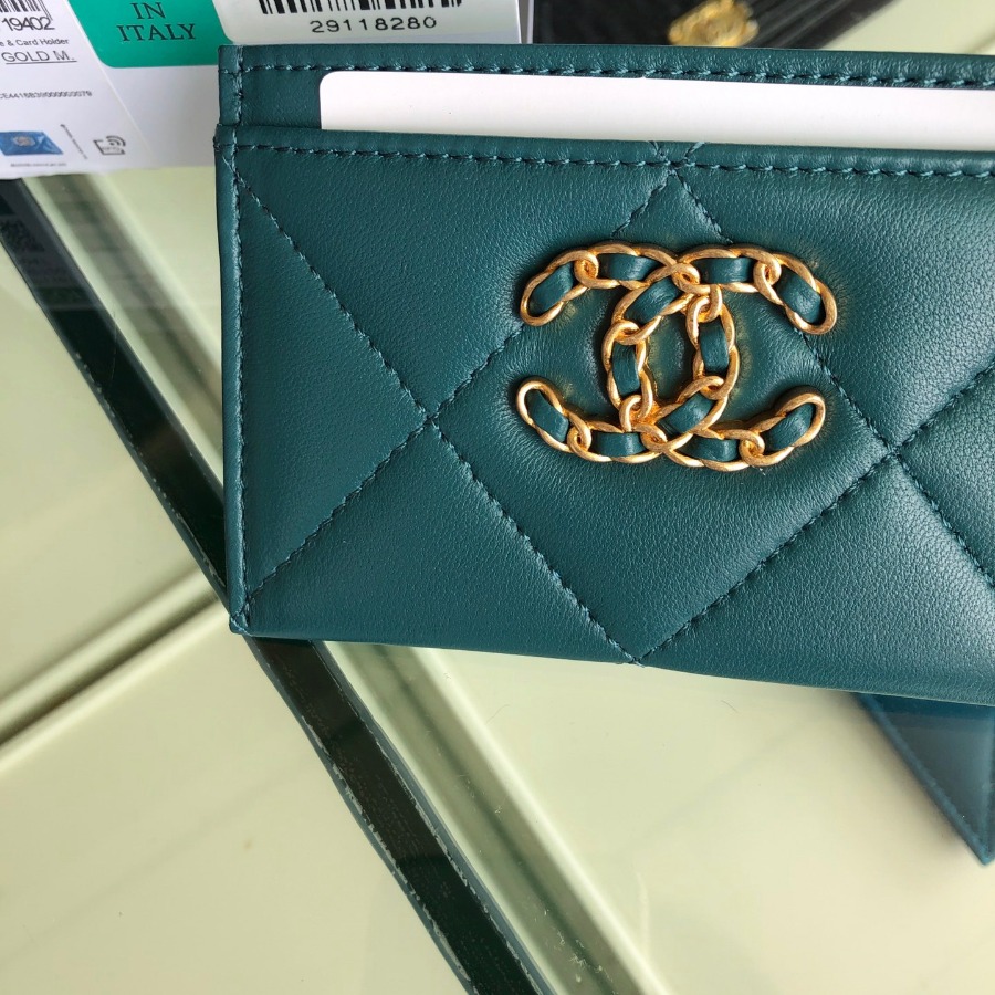 chanel 19 card holder, AP1167, chanel small leather goods