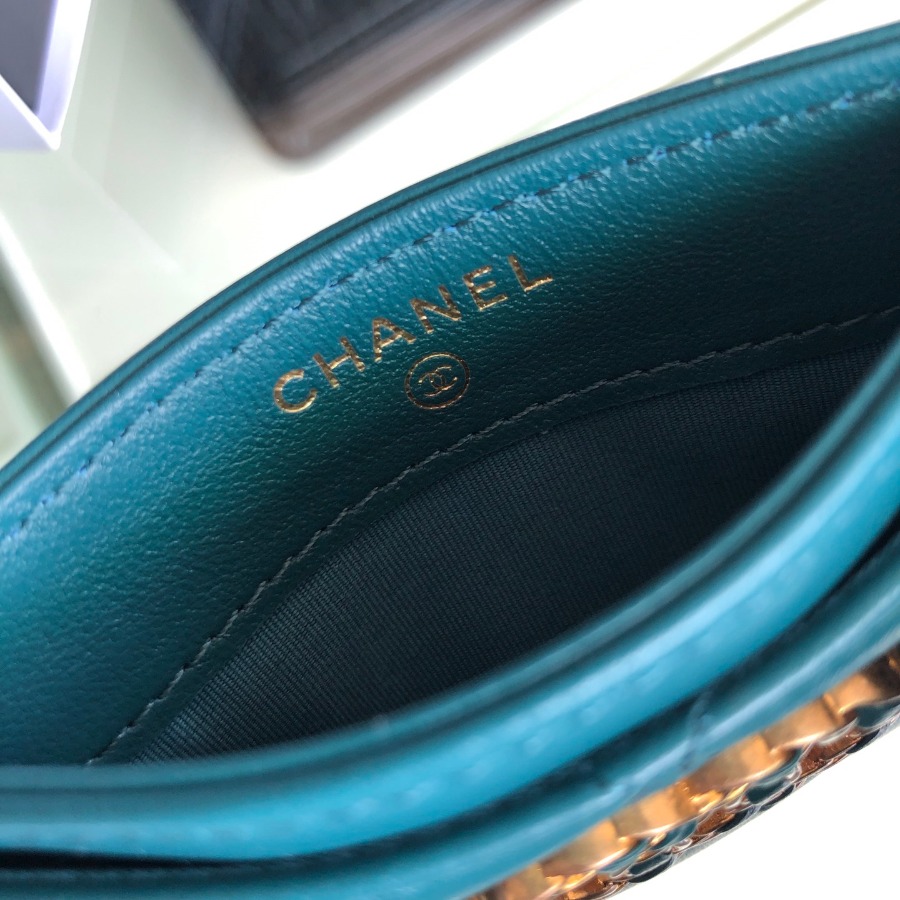 chanel 19 card holder, AP1167, chanel small leather goods