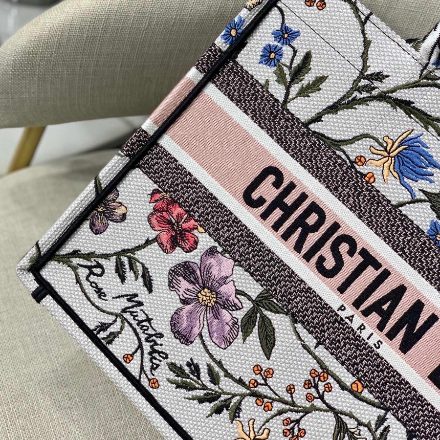 SMALL  DIOR BOOK TOTE WITH DIOR OBLIQUE EMBROIDERY