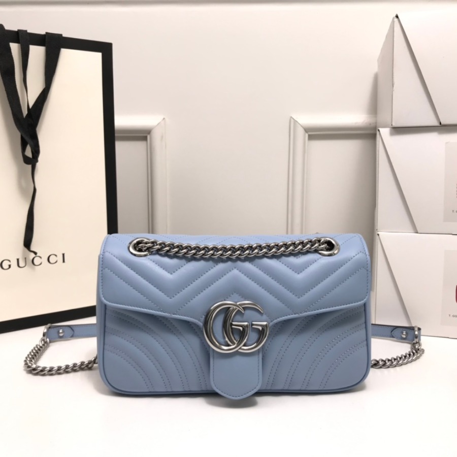 443497 GG Marmont small shoulder bag, Women's Chain Bags