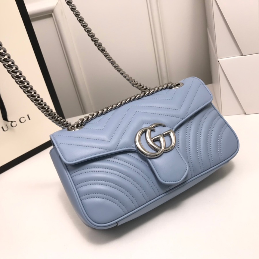 443497 GG Marmont small shoulder bag, Women's Chain Bags