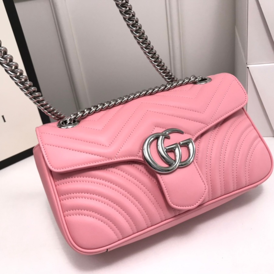 443497 GG Marmont small shoulder bag, Women's Chain Bags