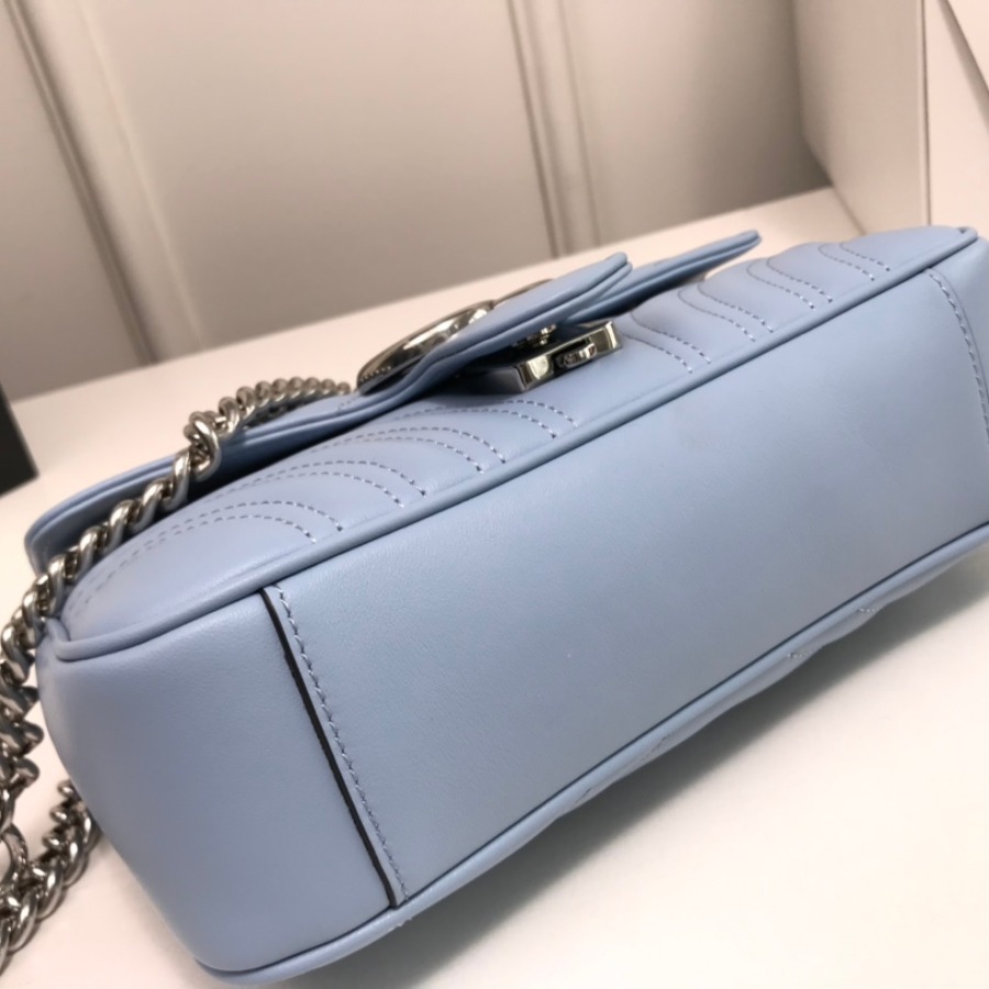 446744 GUCCI GG Marmont matelassé mini bag