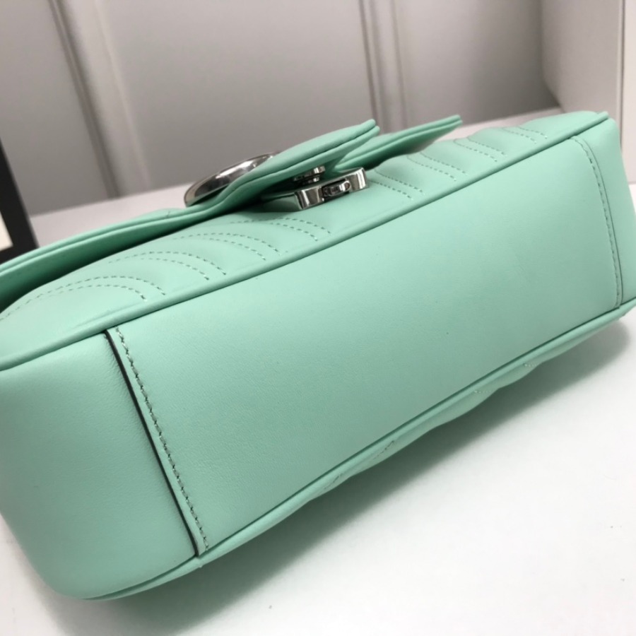 446744 GUCCI GG Marmont matelassé mini bag