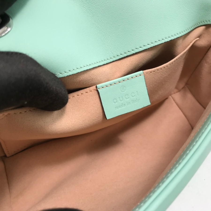 446744 GUCCI GG Marmont matelassé mini bag