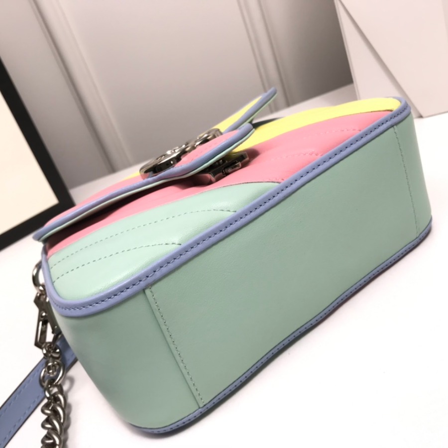 583571 GG Marmont mini top handle bag, GUCCI Women's Top Handles & Boston Bags