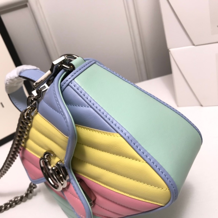 583571 GG Marmont mini top handle bag, GUCCI Women's Top Handles & Boston Bags