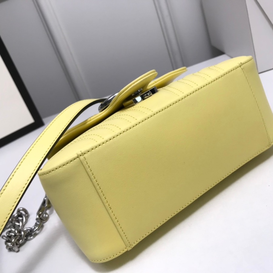 583571 GG Marmont mini top handle bag, GUCCI Women's Top Handles & Boston Bags