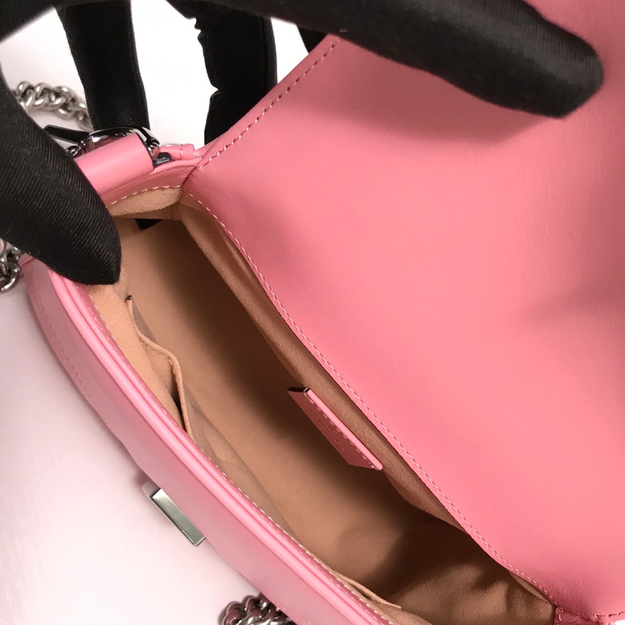 583571 GG Marmont mini top handle bag, GUCCI Women's Top Handles & Boston Bags