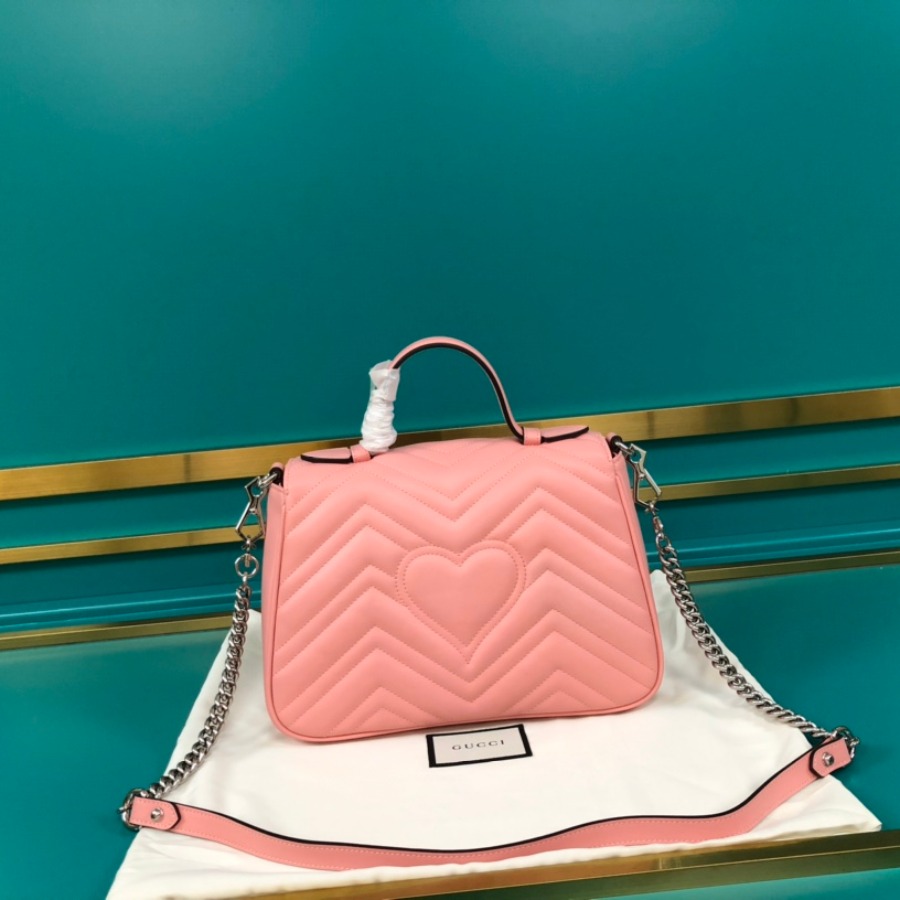 GUCCI GG Marmont small top handle bag, 498110