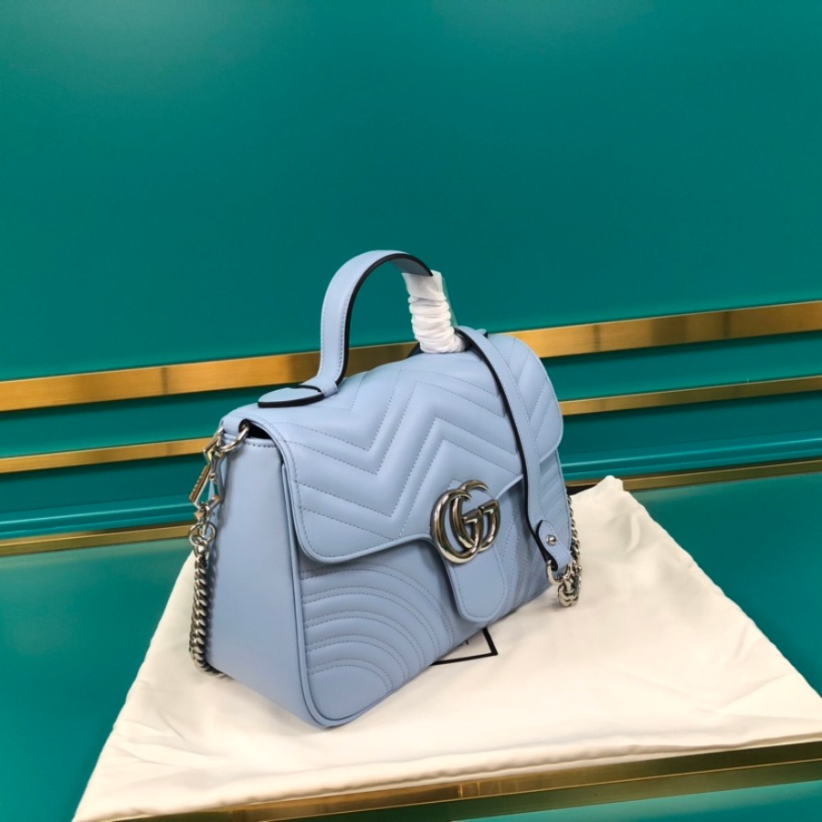 GUCCI GG Marmont small top handle bag, 498110