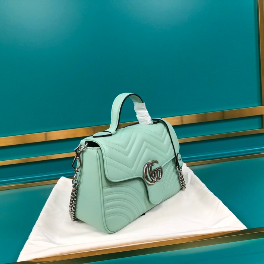 GUCCI GG Marmont small top handle bag, 498110