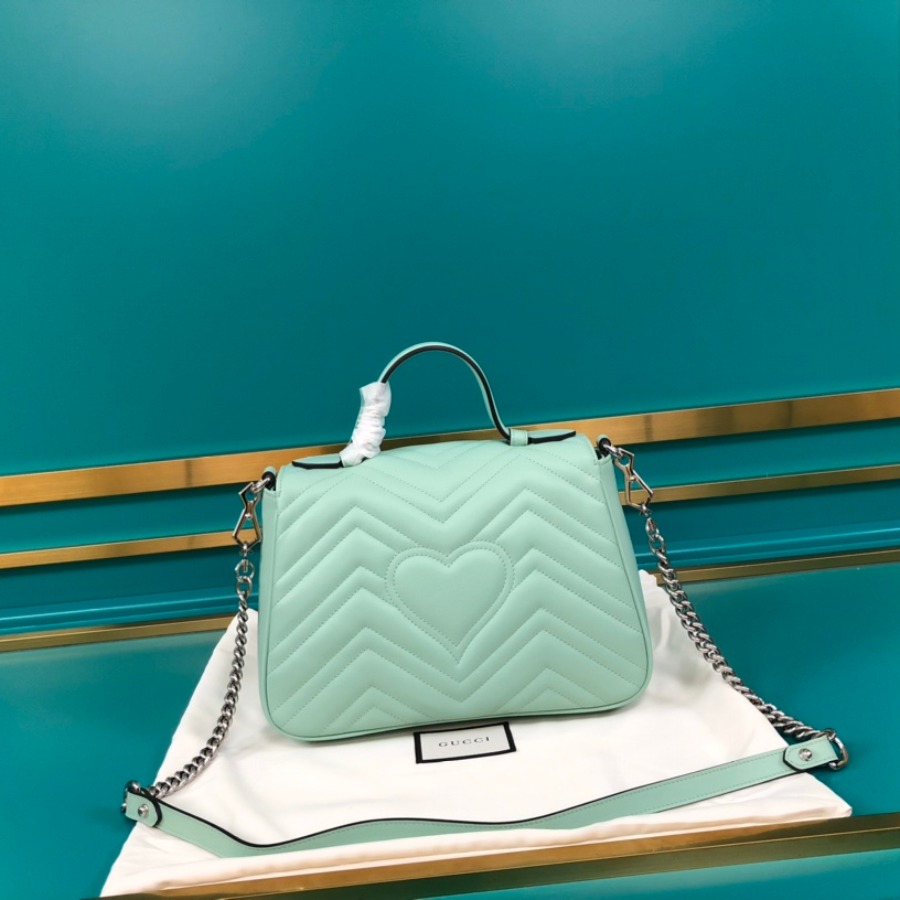 GUCCI GG Marmont small top handle bag, 498110