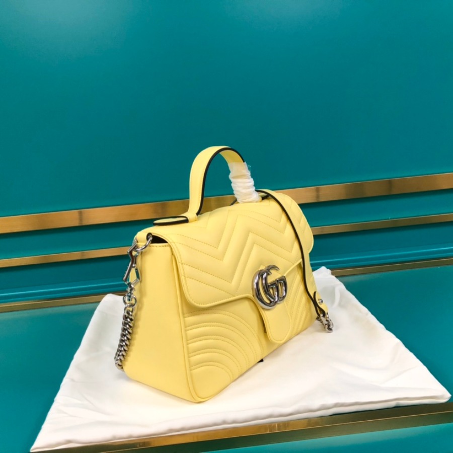 GUCCI GG Marmont small top handle bag, 498110