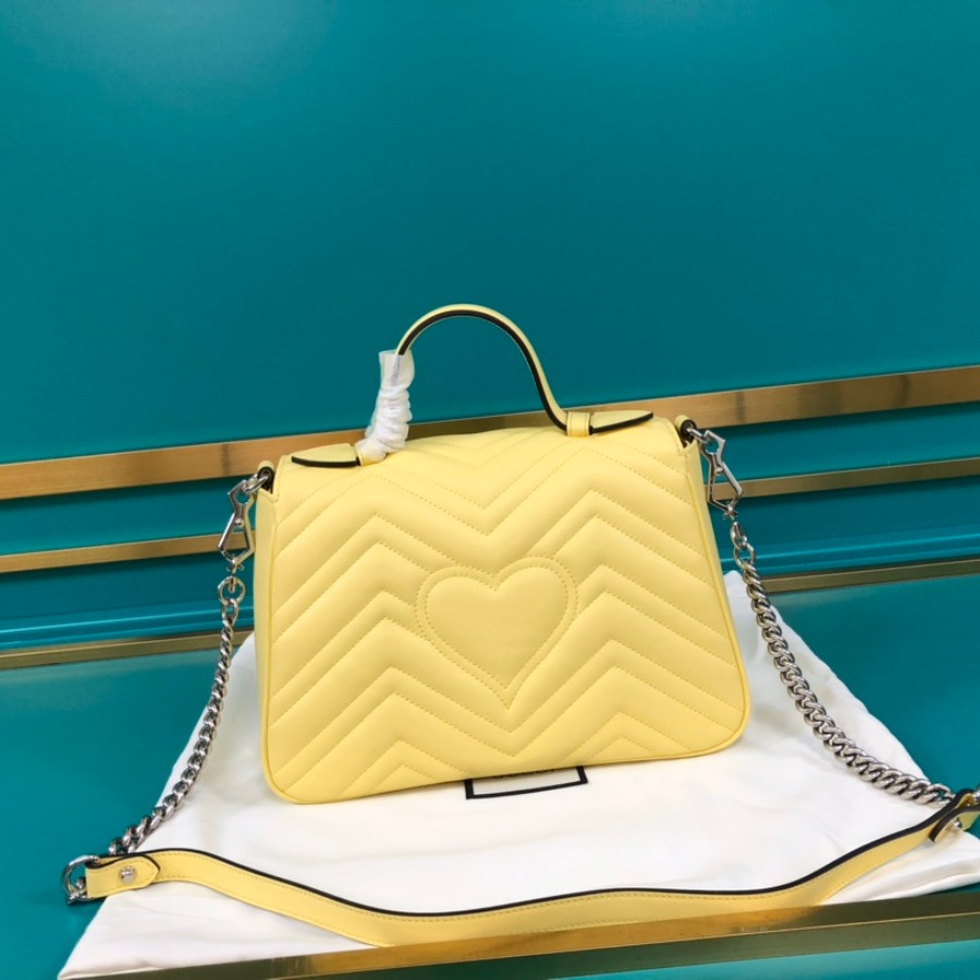 GUCCI GG Marmont small top handle bag, 498110
