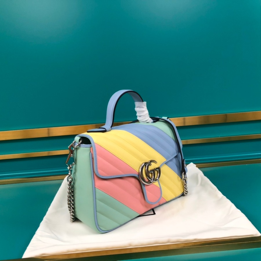 GUCCI GG Marmont small top handle bag, 498110