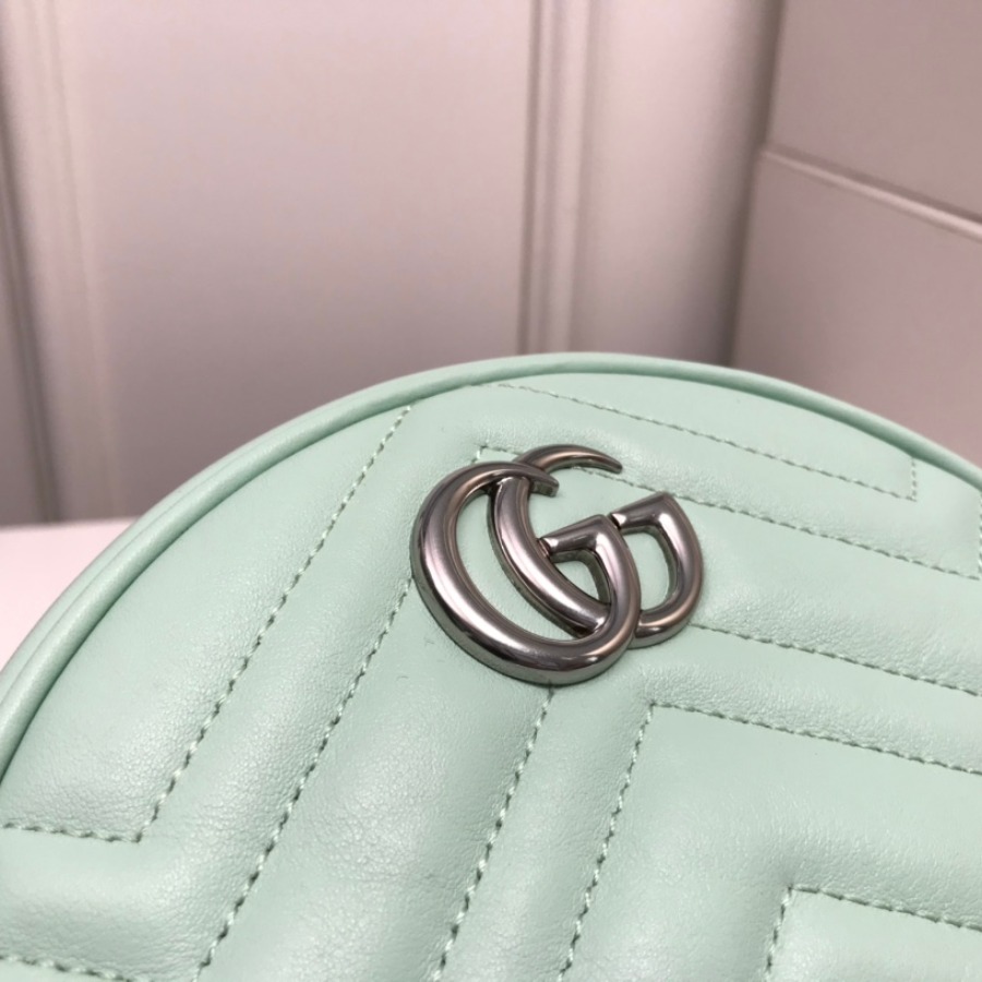 550154 GG Marmont mini round shoulder bag
