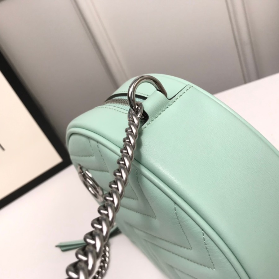 550154 GG Marmont mini round shoulder bag