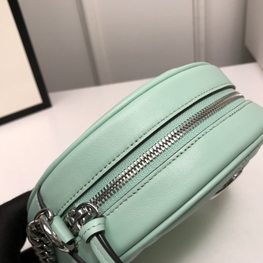 550154 GG Marmont mini round shoulder bag