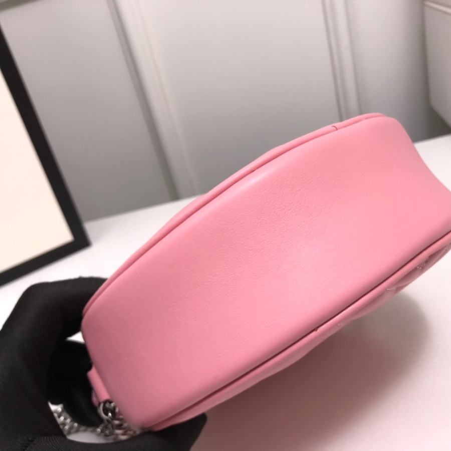 550154 GG Marmont mini round shoulder bag