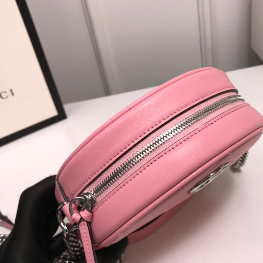 550154 GG Marmont mini round shoulder bag