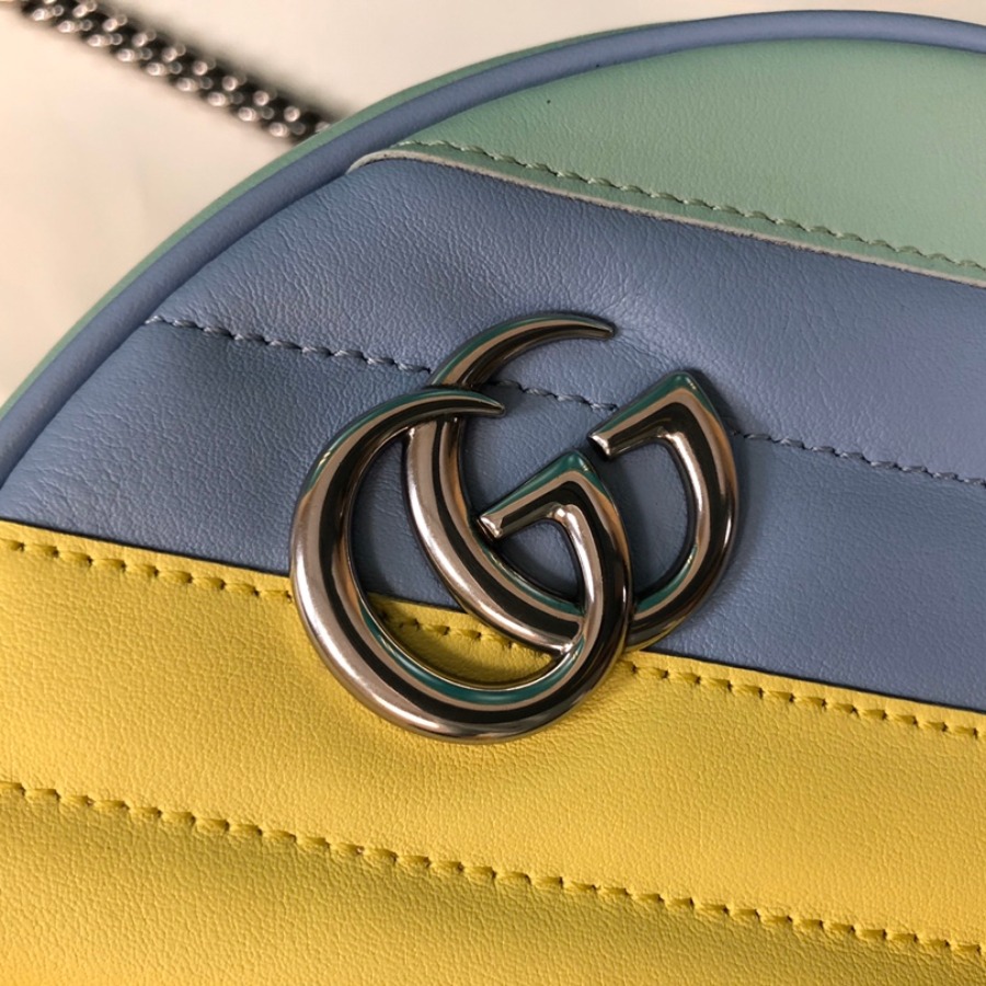 550154 GG Marmont mini round shoulder bag