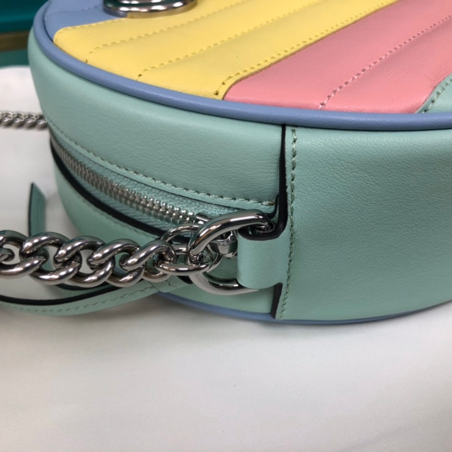 550154 GG Marmont mini round shoulder bag