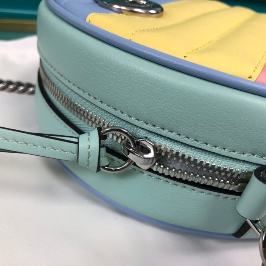 550154 GG Marmont mini round shoulder bag