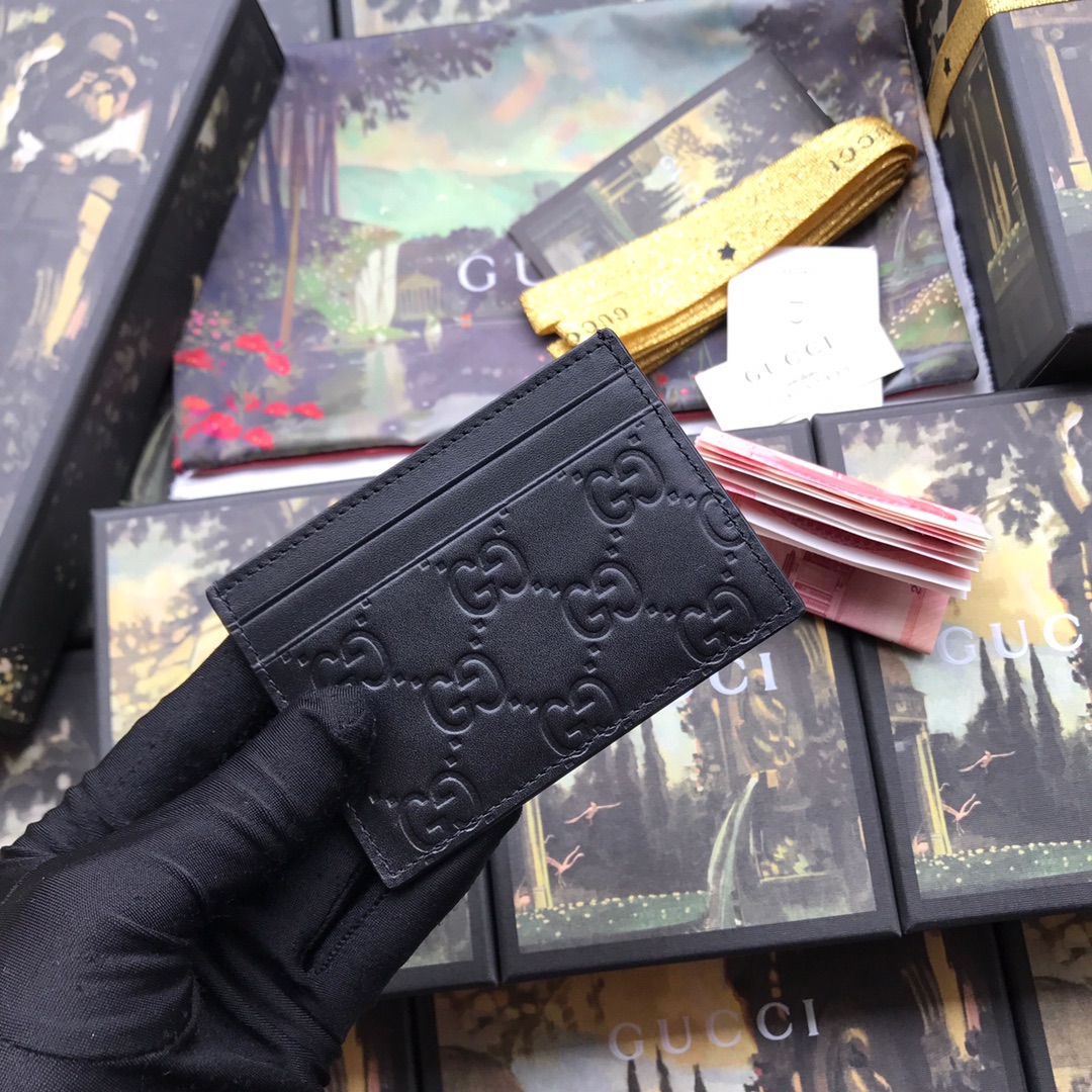 436022 GG Marmont leather money clip, GUCCI Money Clips for Men