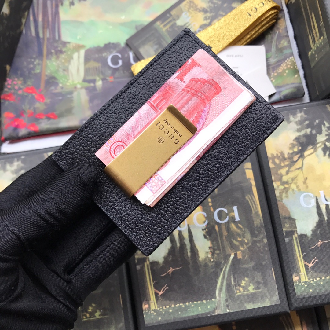 436022  GG Marmont leather money clip, GUCCI Money Clips for Men