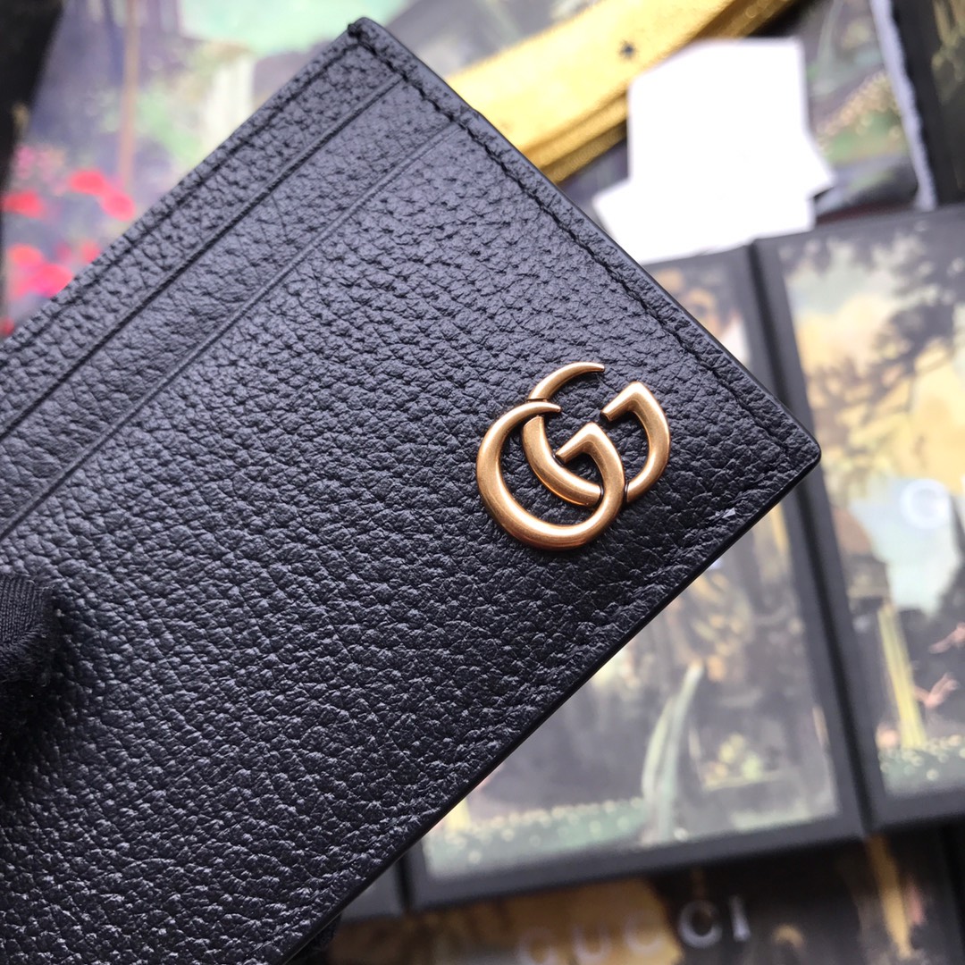 436022  GG Marmont leather money clip, GUCCI Money Clips for Men