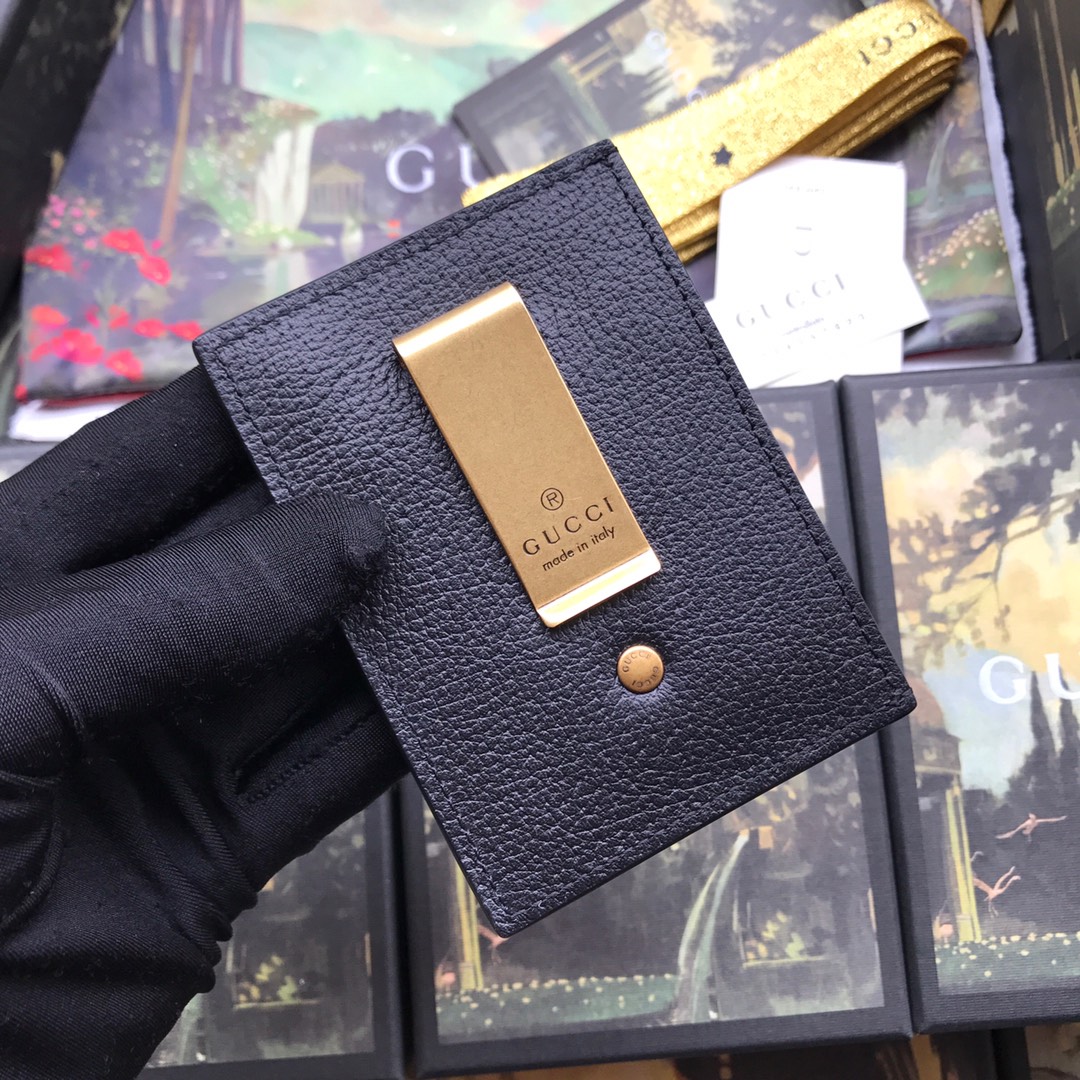 436022  GG Marmont leather money clip, GUCCI Money Clips for Men