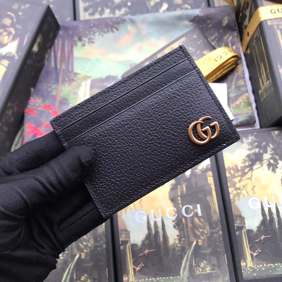 436022  GG Marmont leather money clip, GUCCI Money Clips for Men