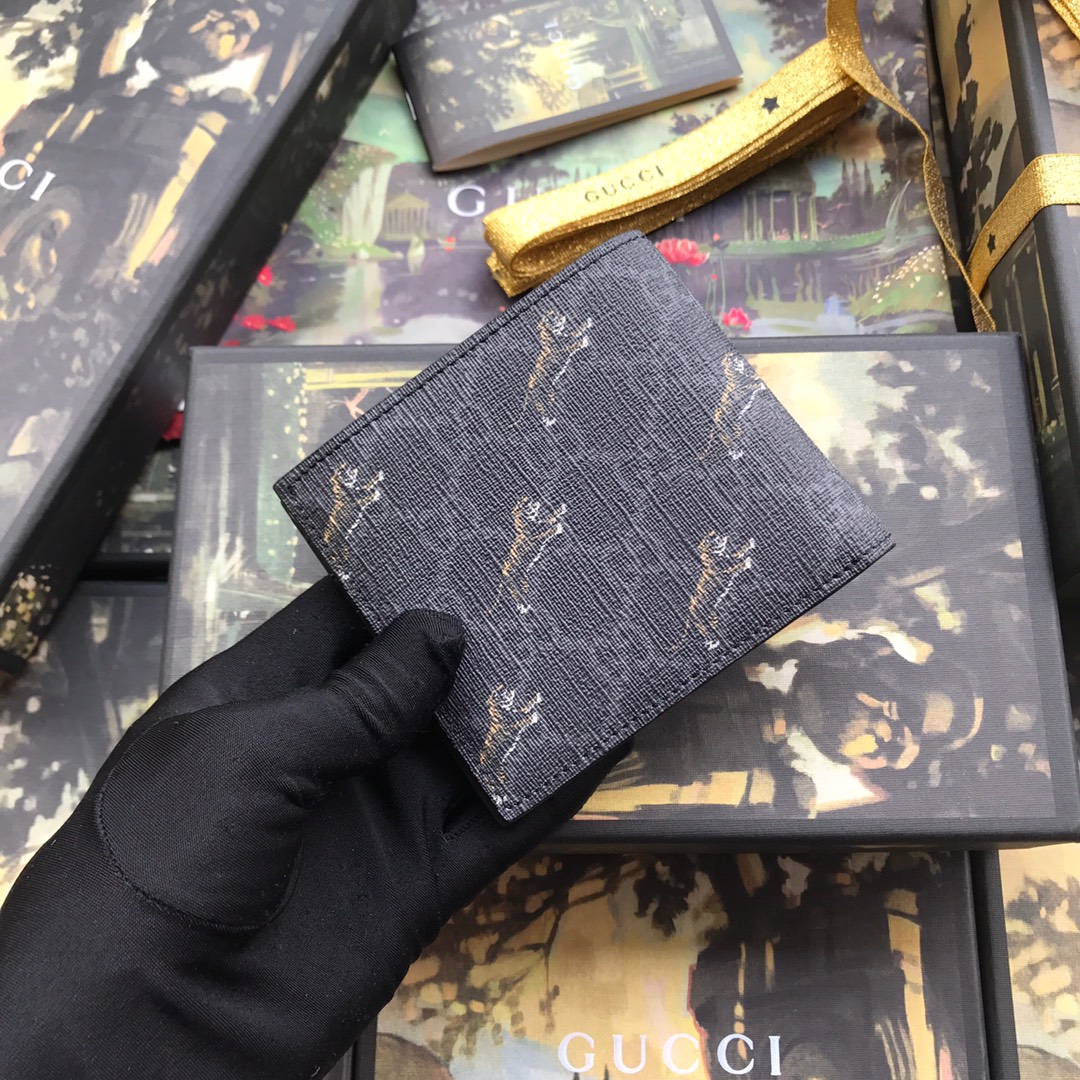 575133 GG wallet with tiger print