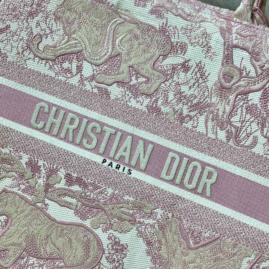 DIOR BOOK TOTE WITH DIOR OBLIQUE EMBROIDERY